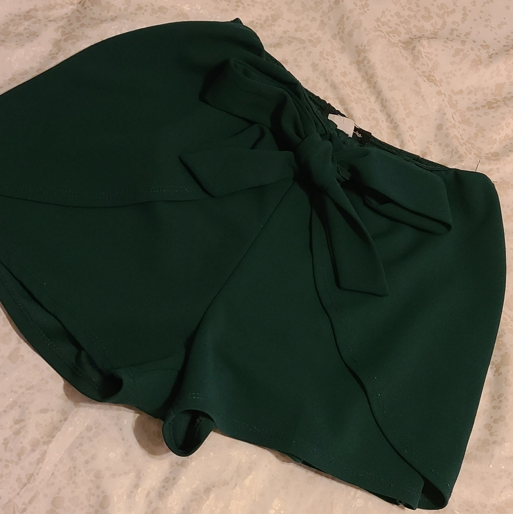 Green dressy  shorts